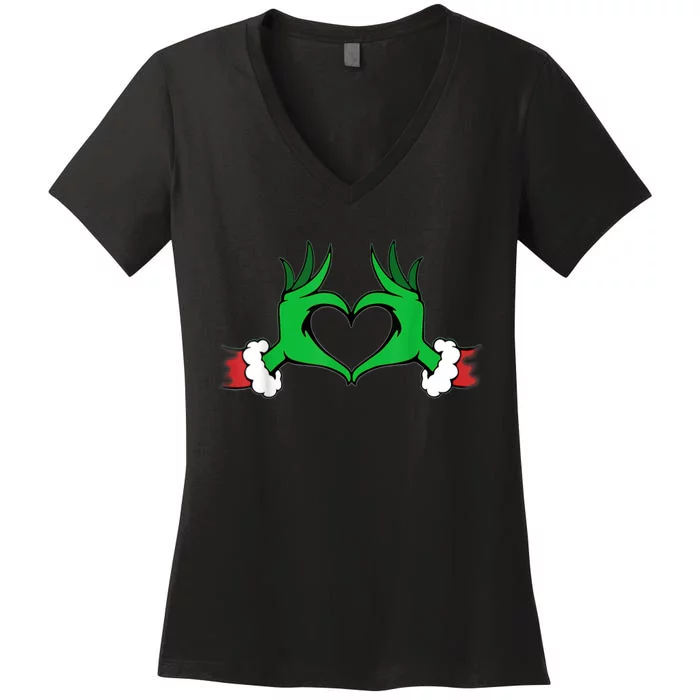 Funny Elf Christmas Women's V-Neck T-Shirt