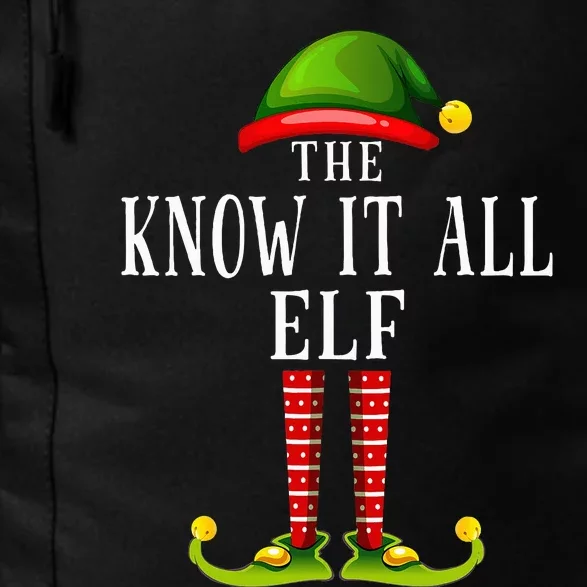 Festive Elf Christmas Family Pajama Set Daily Commute Backpack