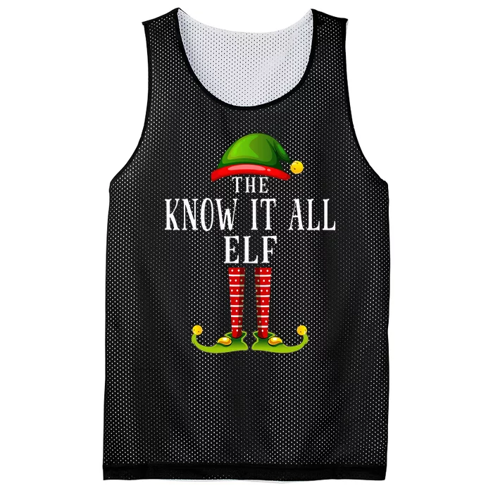 Festive Elf Christmas Family Pajama Set Mesh Reversible Basketball Jersey Tank