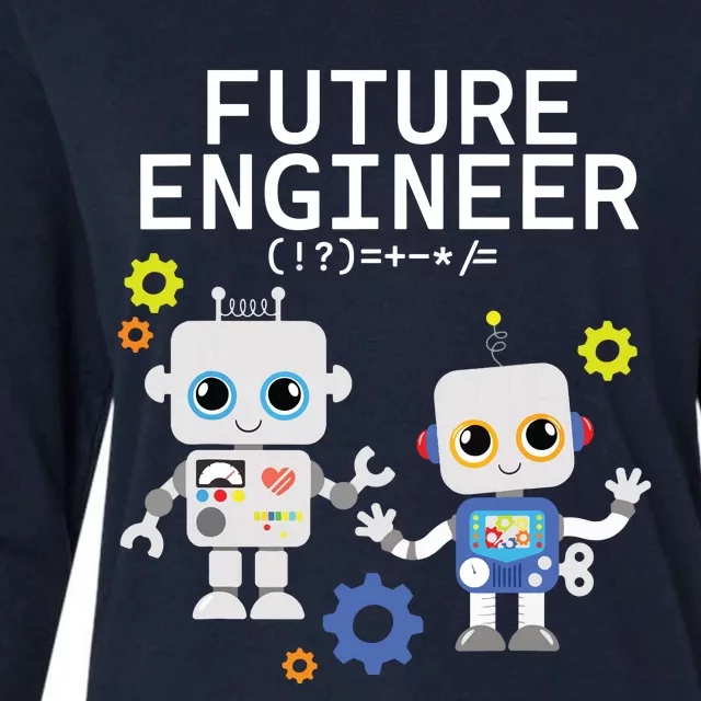 Future Engineer Costume Robot Robotics Adults Kids Womens Cotton Relaxed Long Sleeve T-Shirt