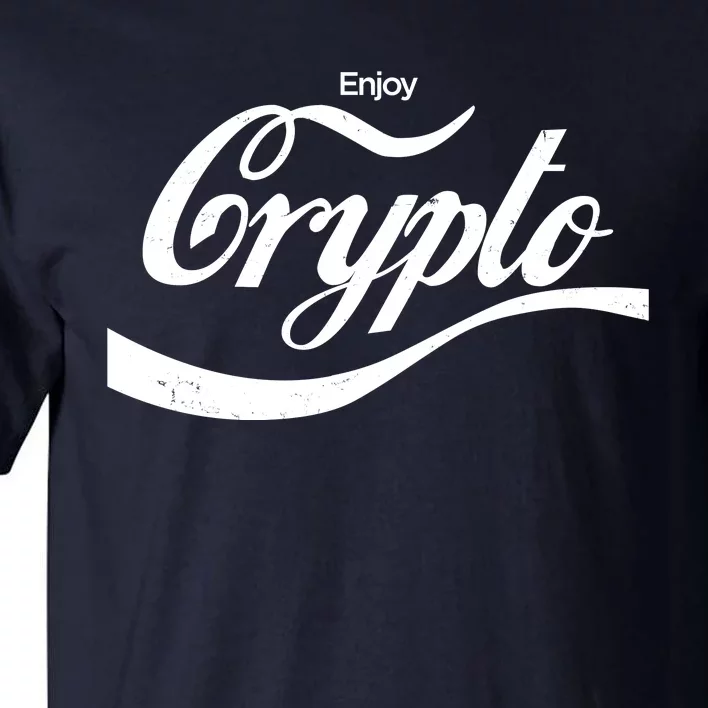 Funny Enjoy Crypto Cola Logo Tall T-Shirt