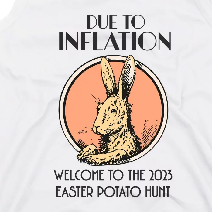 Funny Easter Conservative Egg Inflation Tank Top