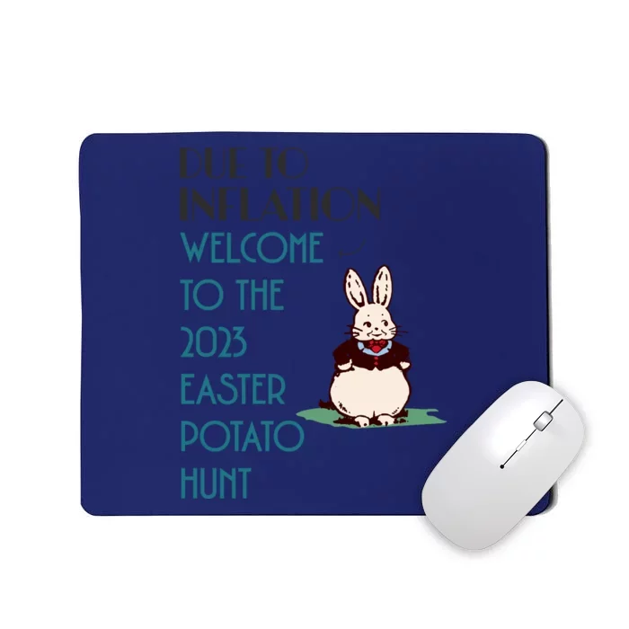 Funny Easter Conservative Egg Inflation Mousepad