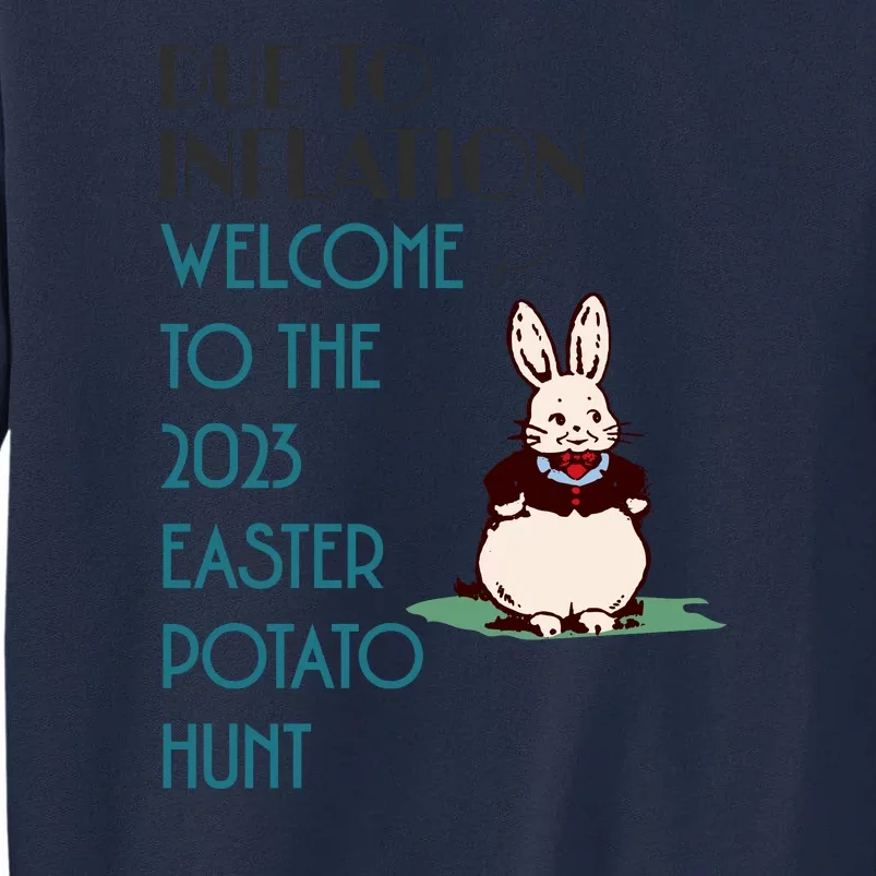 Funny Easter Conservative Egg Inflation Tall Sweatshirt