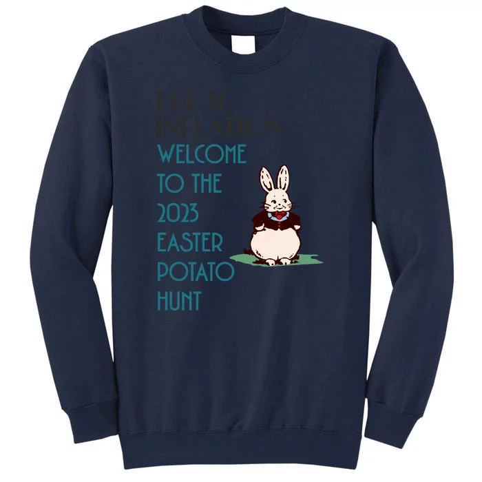 Funny Easter Conservative Egg Inflation Tall Sweatshirt