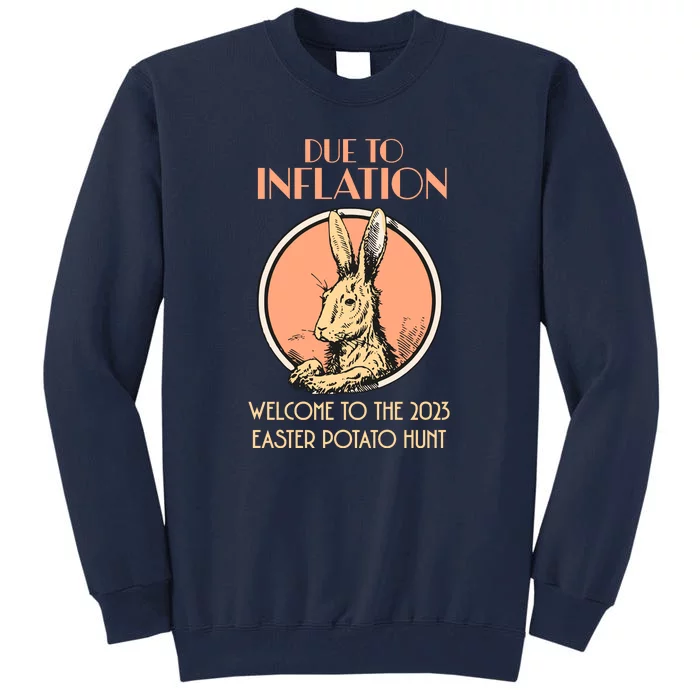 Funny Easter Conservative Egg Inflation Tall Sweatshirt