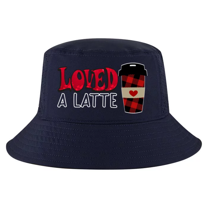 Funny Expresso Coffee Buffalo Plaid Heart Loved A Latte Gift Cool Comfort Performance Bucket Hat