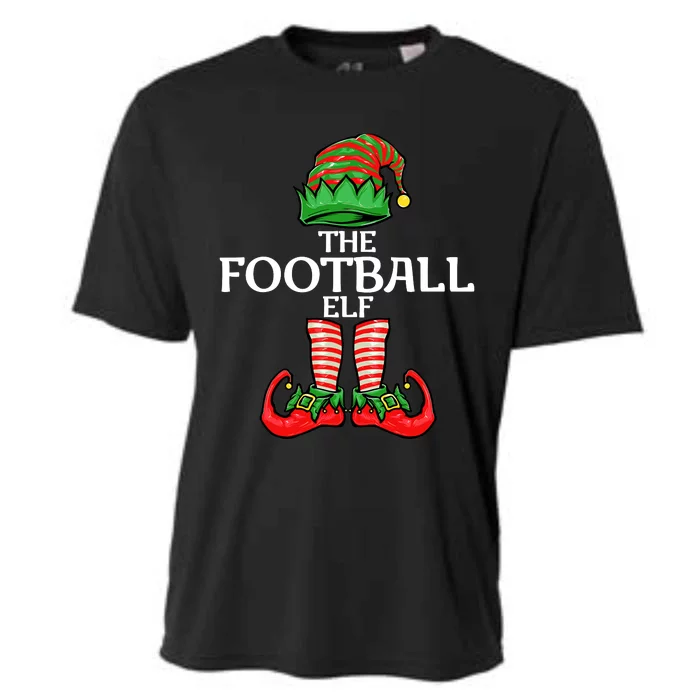 Football Elf Christmas Family Matching Group Cooling Performance Crew T-Shirt