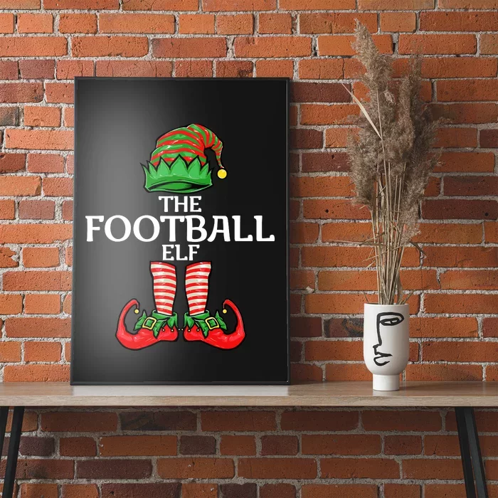 Football Elf Christmas Family Matching Group Poster