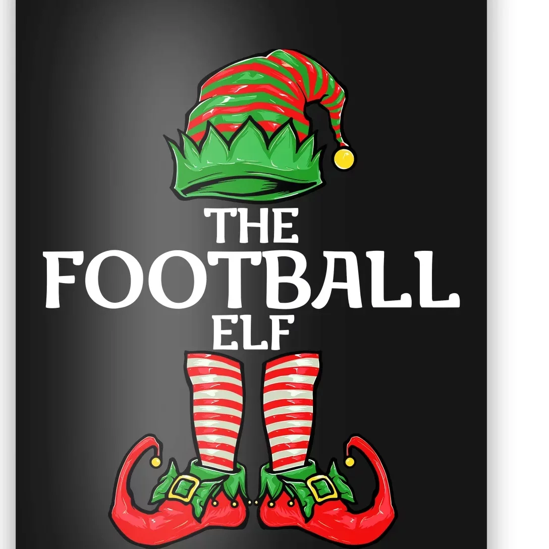 Football Elf Christmas Family Matching Group Poster