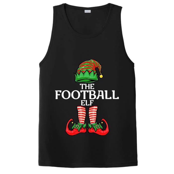 Football Elf Christmas Family Matching Group Performance Tank