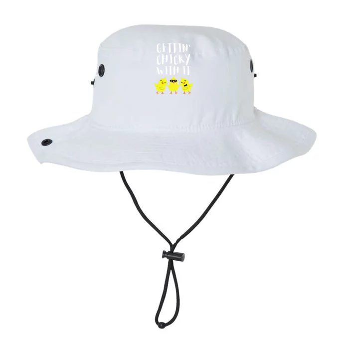 Funny Easter Chick Gettin Chicky With It Men Women Legacy Cool Fit Booney Bucket Hat