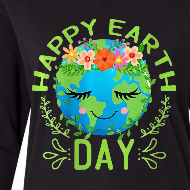 Funny Earth Day Quote Earth Cool Happy Earth Day Womens Cotton Relaxed Long Sleeve T-Shirt