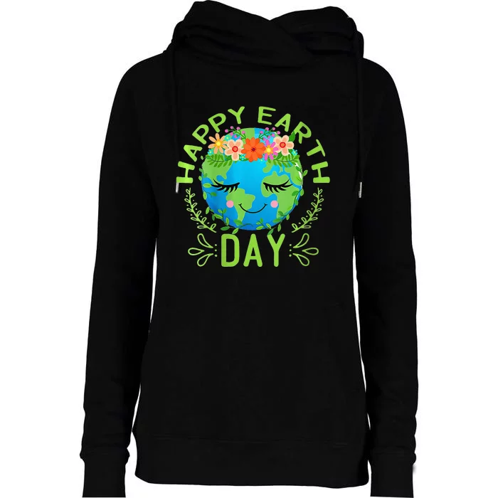 Funny Earth Day Quote Earth Cool Happy Earth Day Womens Funnel Neck Pullover Hood