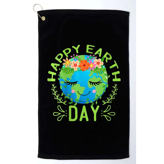 Funny Earth Day Quote Earth Cool Happy Earth Day Platinum Collection Golf Towel