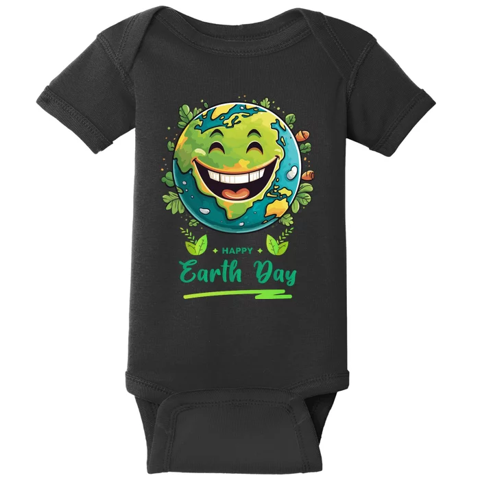 Funny Earth Day Quote Earth Cool Happy Earth Day Baby Bodysuit