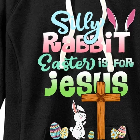 Funny Easter Day Silly Rabbit Easter Is For Jesus Christians Cute Gift Women's Fleece Hoodie