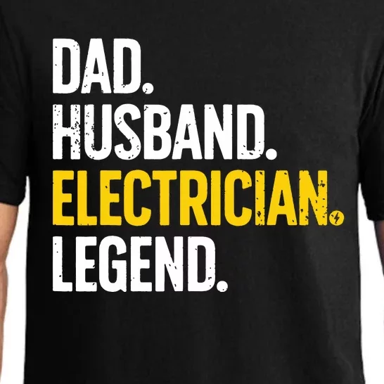 Funny Electrician Design For Husband Dad Electrical Engineer Pajama Set