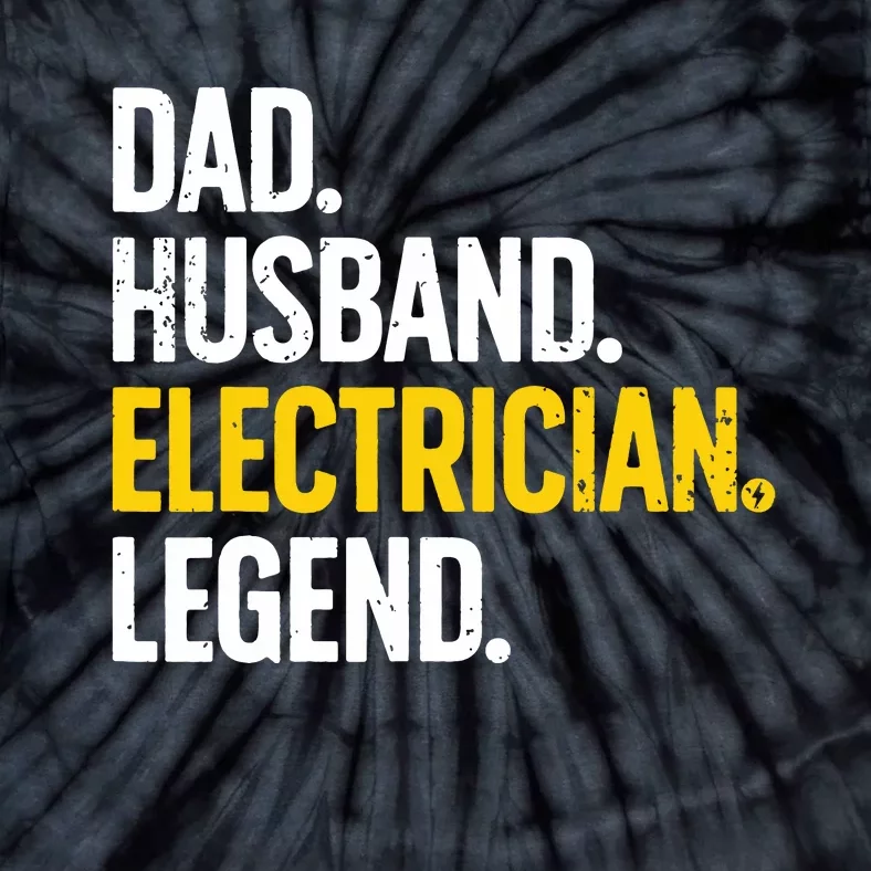 Funny Electrician Design For Husband Dad Electrical Engineer Tie-Dye T-Shirt