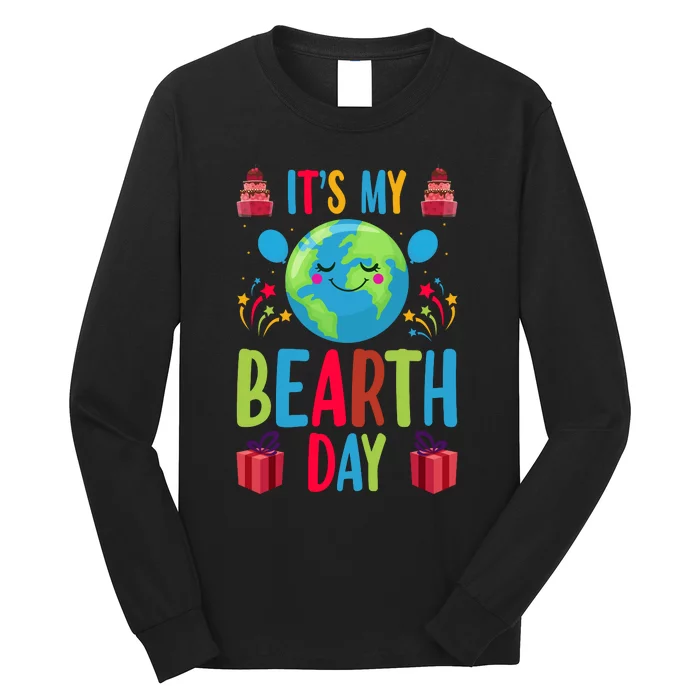 Funny Earth Day Celebration Graphic Long Sleeve Shirt