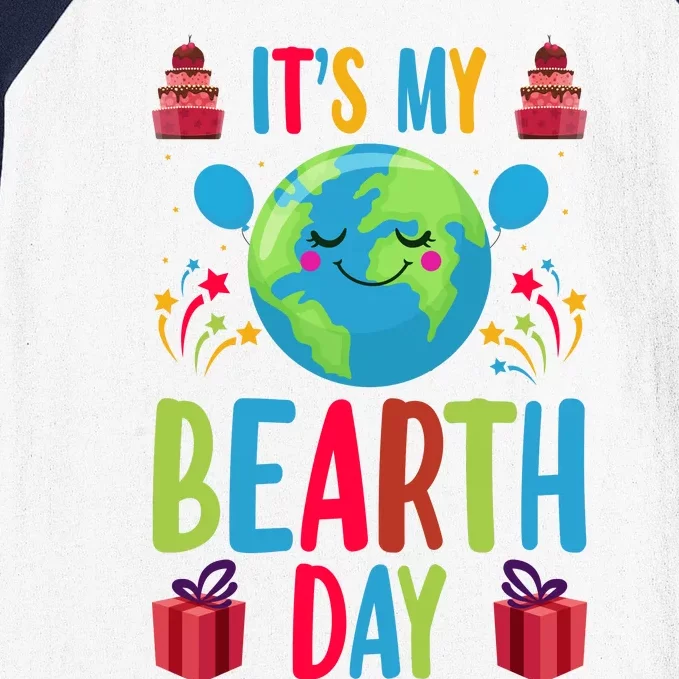 Funny Earth Day Celebration Graphic Baseball Sleeve Shirt