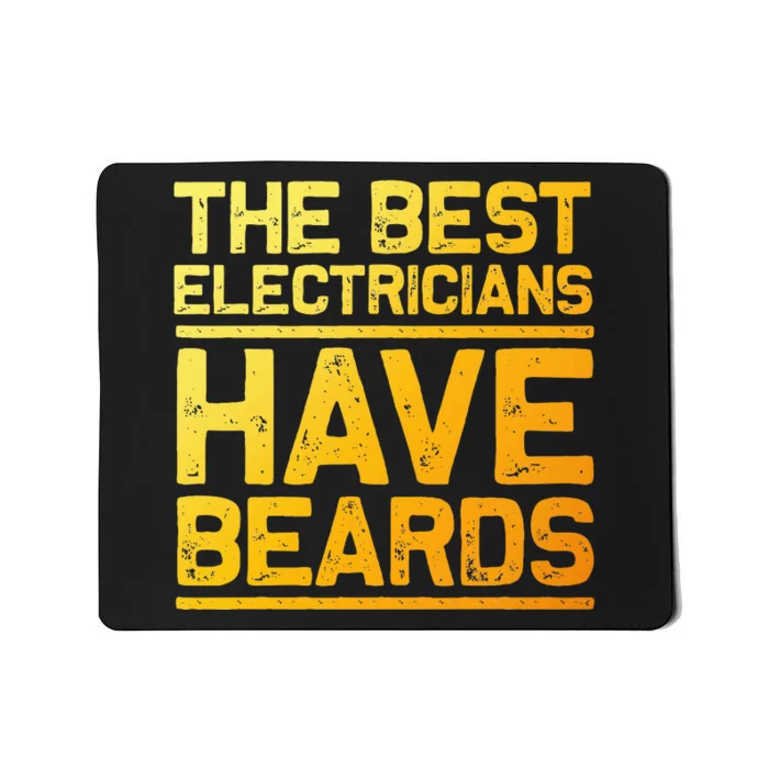 Funny Electrician Design For Dad Electrical Mousepad