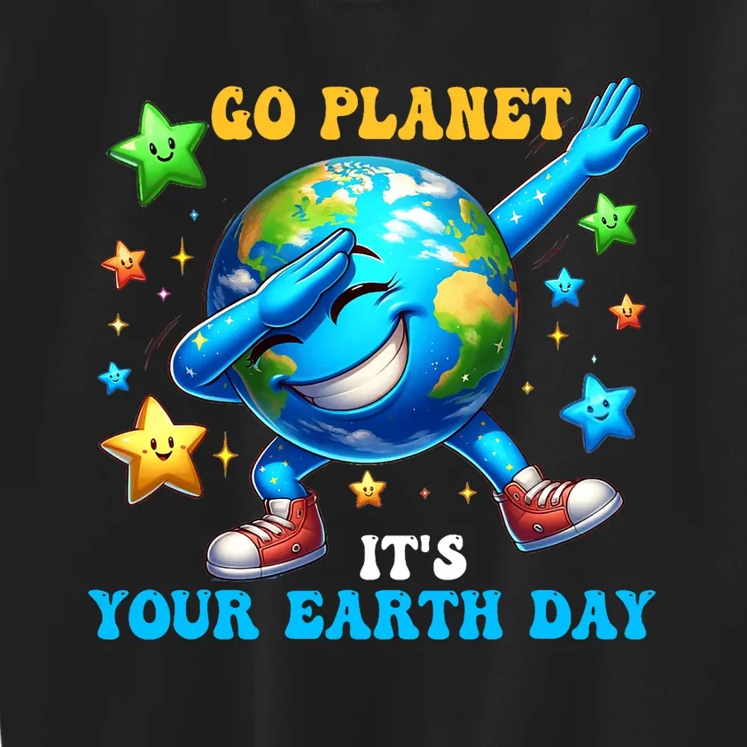 Funny Earth Day Go Planet ItS Your Earth Day 2024 Kids Sweatshirt