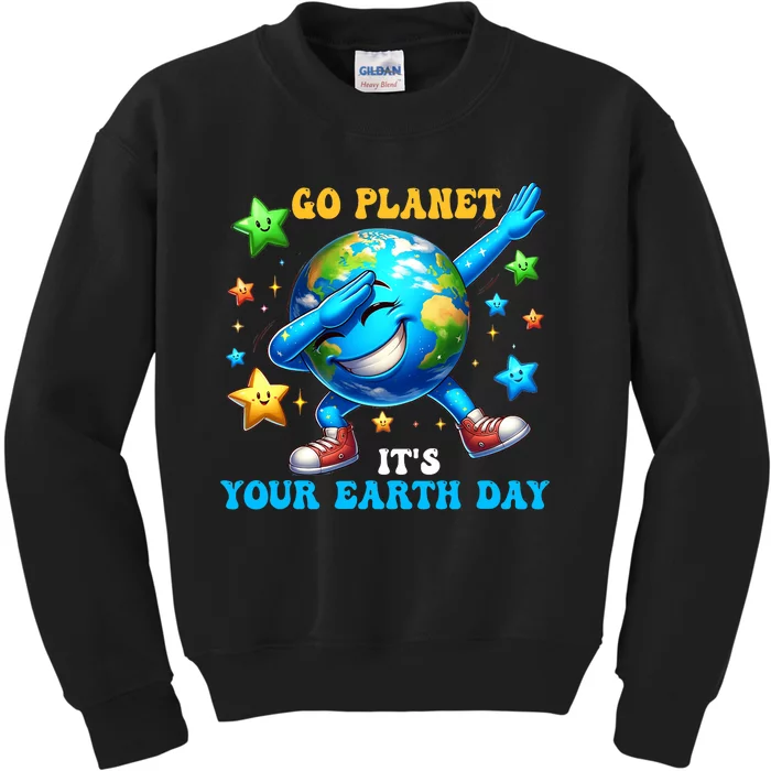 Funny Earth Day Go Planet ItS Your Earth Day 2024 Kids Sweatshirt