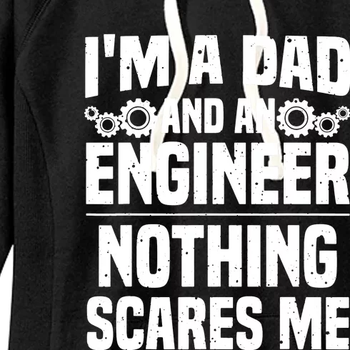 Funny Engineer Dad Art For Men Father Day Engineering Lovers Women's Fleece Hoodie