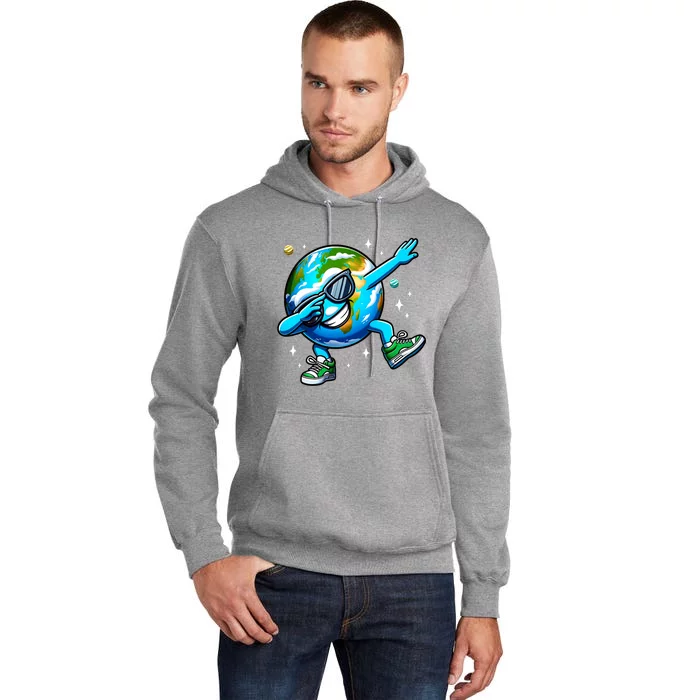 Funny Earth Dab Earth Day 2024 Dabbing Dance Tall Hoodie