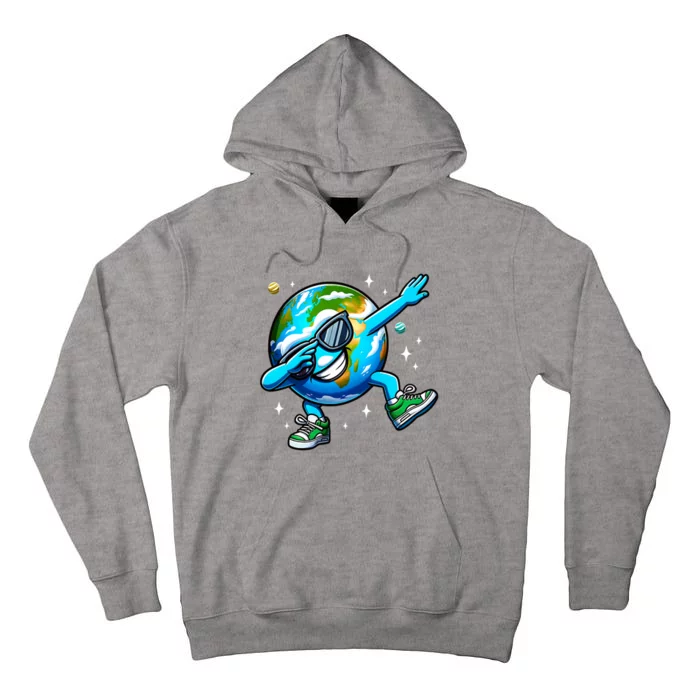 Funny Earth Dab Earth Day 2024 Dabbing Dance Tall Hoodie