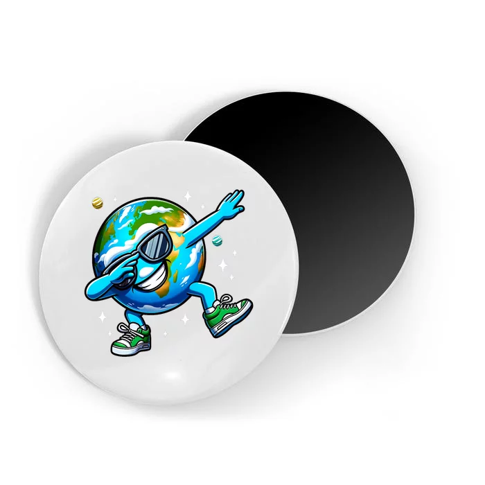 Funny Earth Dab Earth Day 2024 Dabbing Dance Magnet