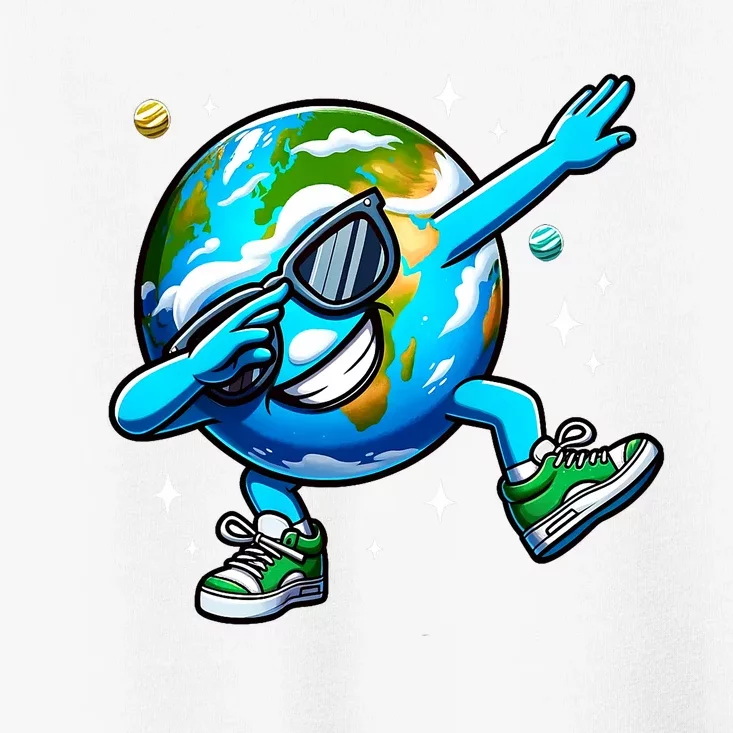 Funny Earth Dab Earth Day 2024 Dabbing Dance Toddler T-Shirt