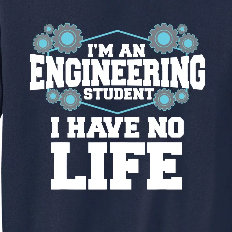 Funny Engineering Design For Men Women Engineer Student Tall Sweatshirt