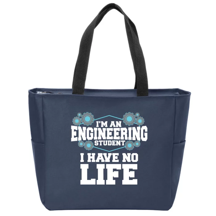 Funny Engineering Design For Men Women Engineer Student Zip Tote Bag