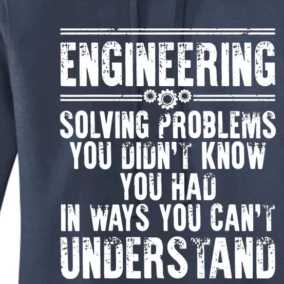 Funny Engineering Design For Men Women Kids Engineer Student Women's Pullover Hoodie