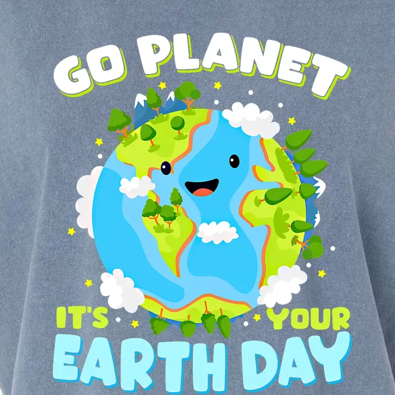 Funny Earth Day Go Planet Earth Day Everyday Gift Garment-Dyed Women's Muscle Tee