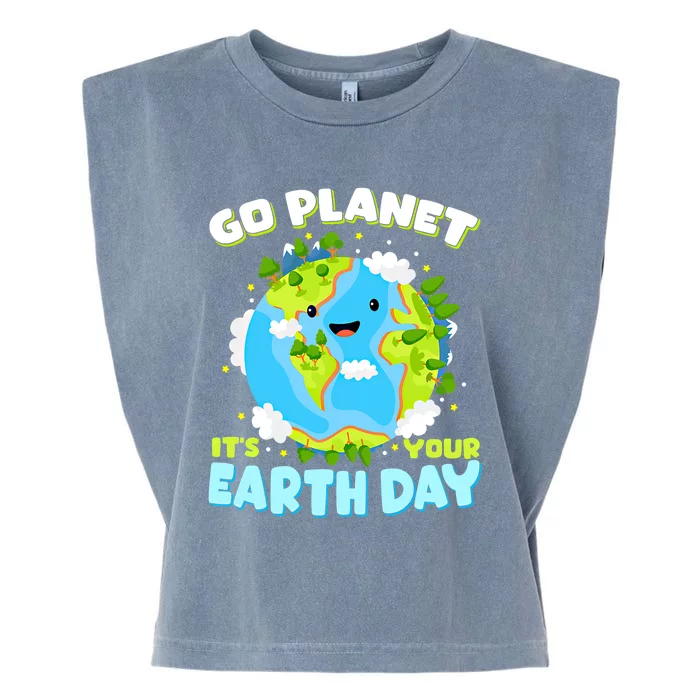 Funny Earth Day Go Planet Earth Day Everyday Gift Garment-Dyed Women's Muscle Tee