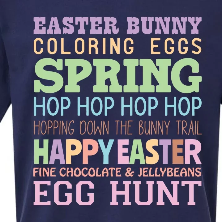 Funny Easter Day Quotes Sueded Cloud Jersey T-Shirt