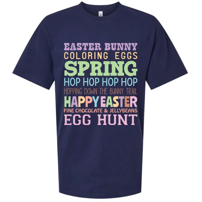 Funny Easter Day Quotes Sueded Cloud Jersey T-Shirt