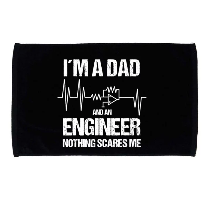 Funny Engineering Dad Electrical Engineer Microfiber Hand Towel