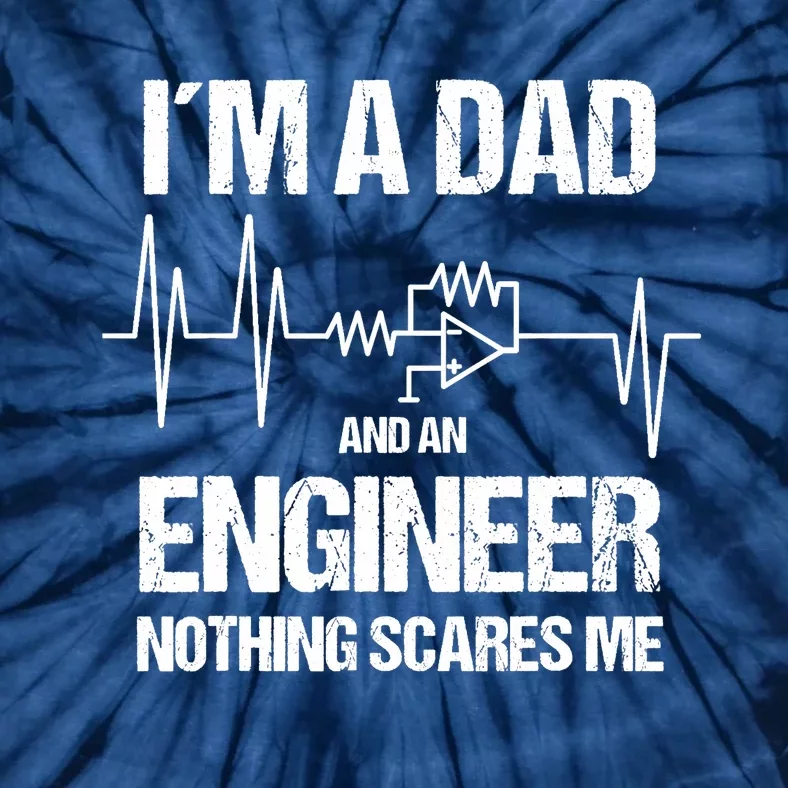 Funny Engineering Dad Electrical Engineer Tie-Dye T-Shirt