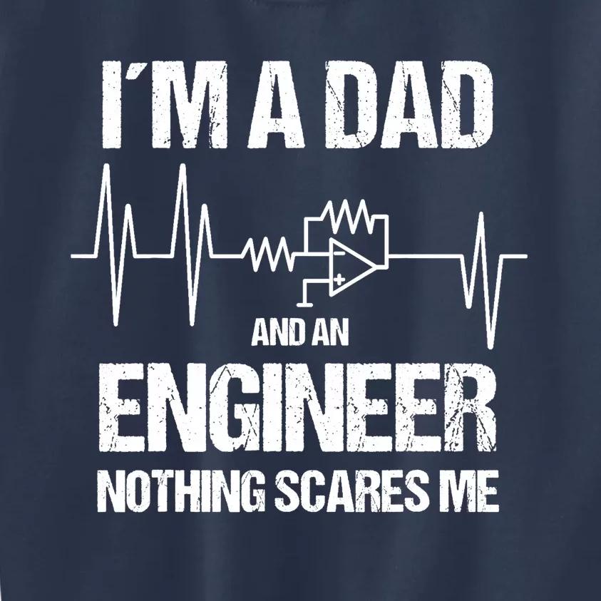 Funny Engineering Dad Electrical Engineer Kids Sweatshirt