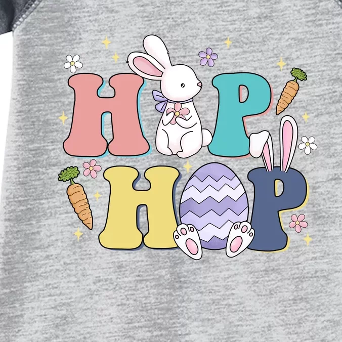 Funny Easter Day Hip Hop Cute Bunny Funny Rabbit Infant Baby Jersey Bodysuit