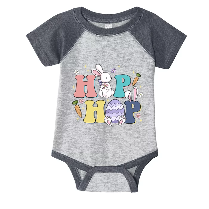 Funny Easter Day Hip Hop Cute Bunny Funny Rabbit Infant Baby Jersey Bodysuit