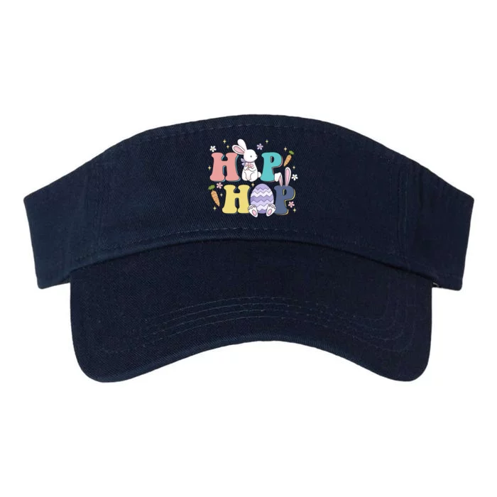 Funny Easter Day Hip Hop Cute Bunny Funny Rabbit Valucap Bio-Washed Visor