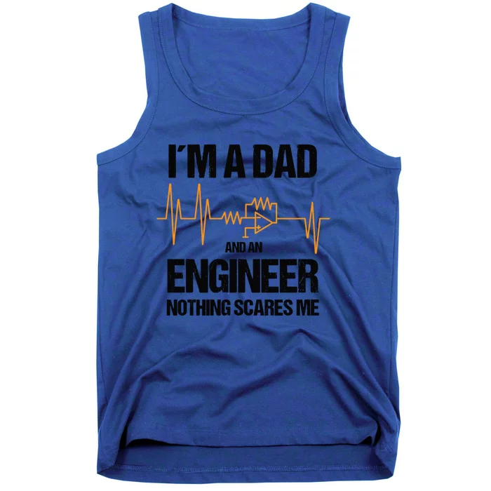 Funny Engineering Dad Electrical Engineer Gift Tank Top