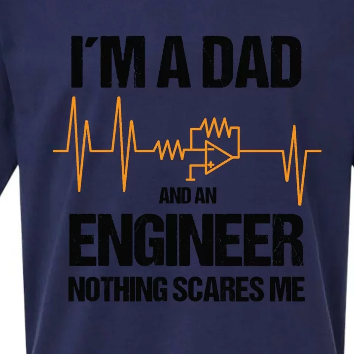 Funny Engineering Dad Electrical Engineer Gift Sueded Cloud Jersey T-Shirt