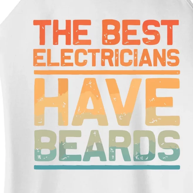 Funny Electrician Design For Dad Electrical Electrician Women’s Perfect Tri Rocker Tank