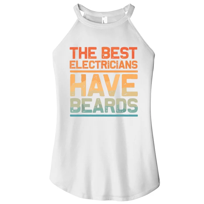 Funny Electrician Design For Dad Electrical Electrician Women’s Perfect Tri Rocker Tank